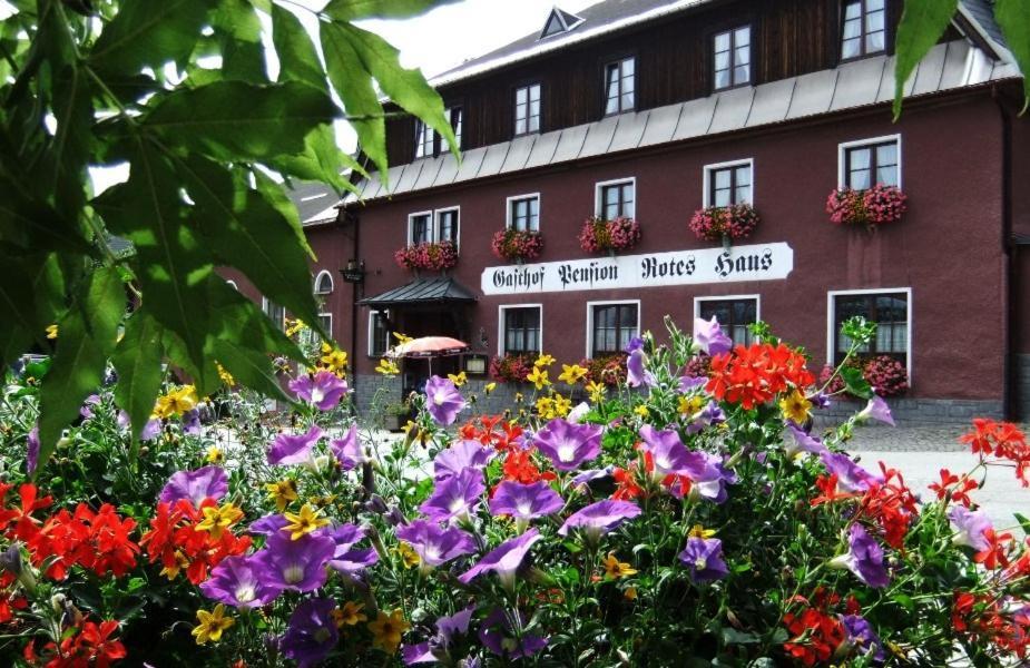 Gasthof-Pension Rotes Haus Oberwiesenthal Buitenkant foto